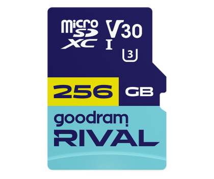 Karta pamięci GOODRAM 256GB microSDXC RIVAL M3AA 100MB/s UHS-I U3 V30